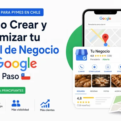Guía para crear y optimizar un Perfil de Negocio en Google en Chile paso a paso para aparecer en Google Maps.